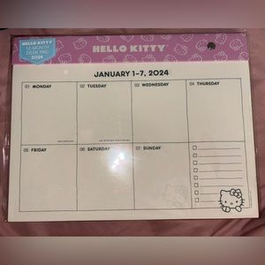 Hello kitty desk pad 2024